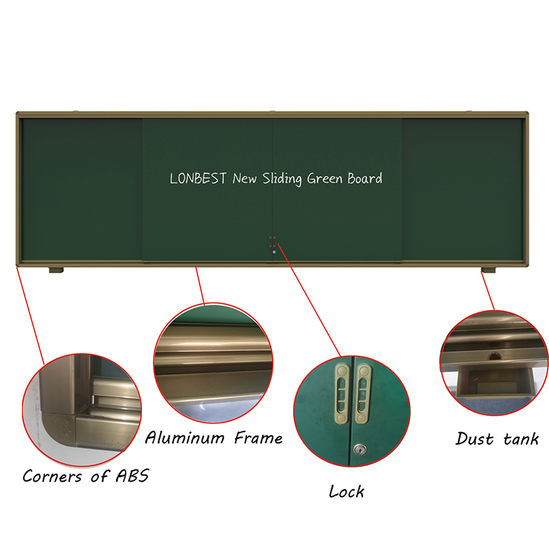 Magnetic Dry Erase Board, Magnetic Blackboard, Green Magnetic Chalkboard