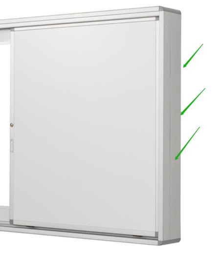 TY11 Horizontal Sliding Whiteboard