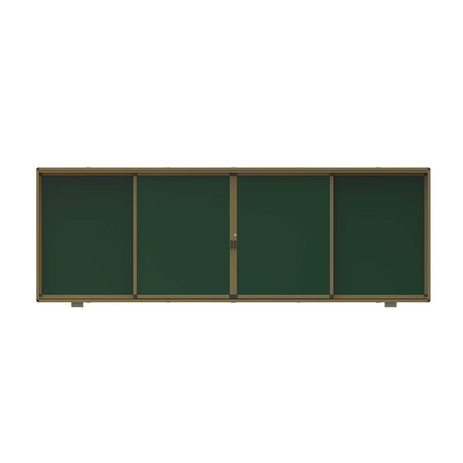 placa verde deslizante
