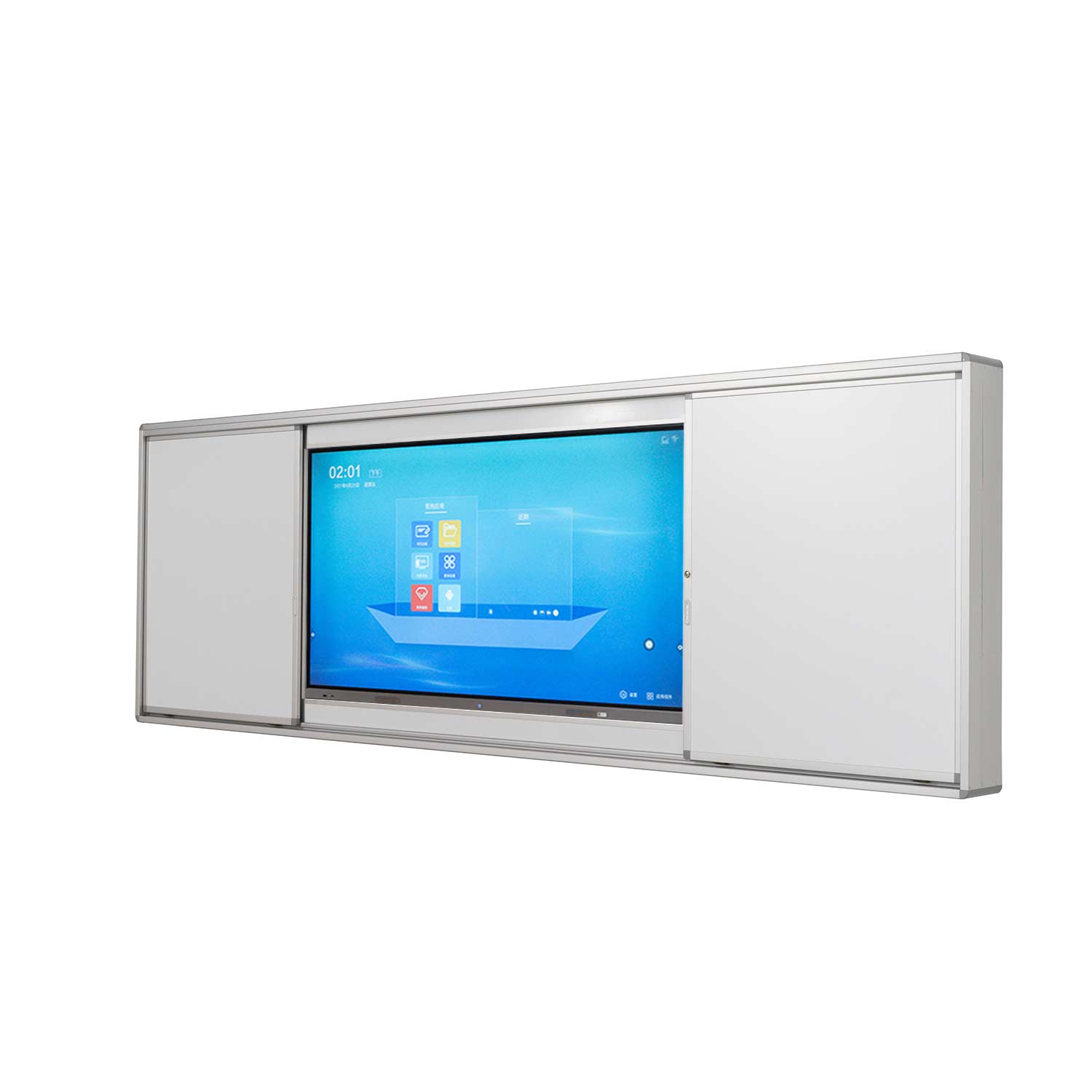 Horizontal Sliding Unit Combination Whiteboard